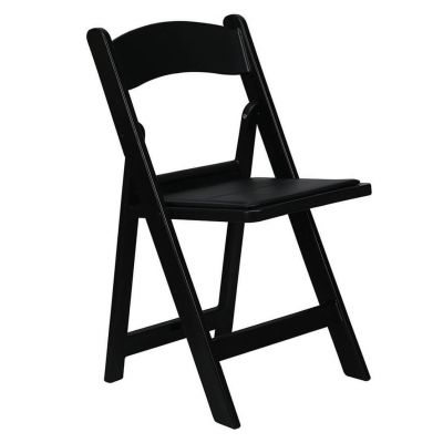 Image of Black Resin Folding Chair